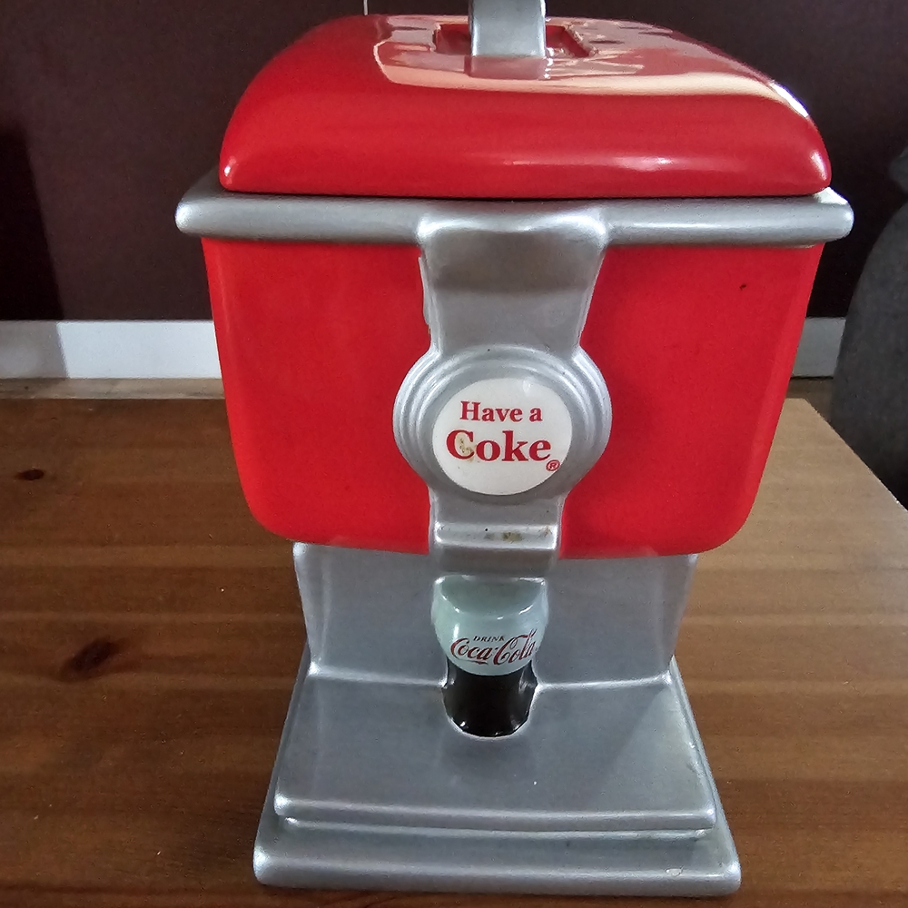 Coca-Cola Red and Silver Dispenser